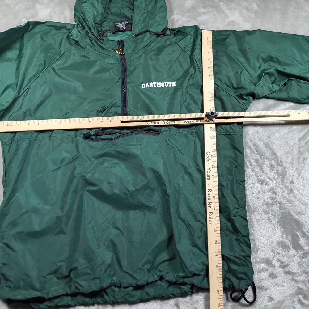 Vintage Dartmouth Storm Duds Rain Jacket Men XL Anorak Packable Pullover New - Picture 10 of 16